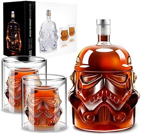 Whiskey Decanter Set mit 2 Gläsern